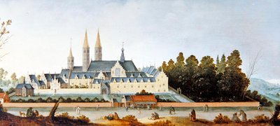 Abadía y Castillo de Egmond de Claes Jacobsz. van der Heck