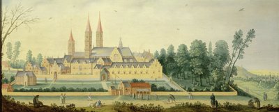 El castillo y la abadía de Egmond de Claes Jacobsz van der Heck