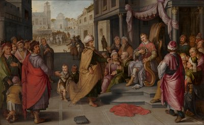 El juicio de Cambises, 1620 de Claes Jacobsz van der Heck