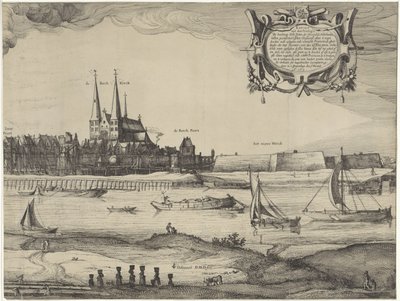 Perfil de Deventer (placa IV) de Claes Jansz. Visscher (II) (possibly)