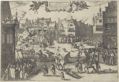 Ejecución de los conspiradores de la traición de la pólvora, 1606
Supplicium de octo coniuratis sumtum in Britannia (título en el objeto) de Claes Jansz. Visscher (II)