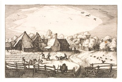 Campos de blanqueo cerca de Haarlemmerhout de Claes Jansz. Visscher