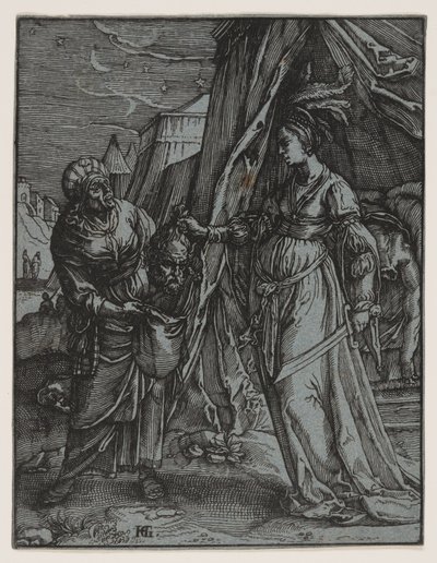 Judith con la cabeza de Holofernes de Claes Jansz. Visscher