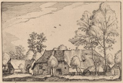Gran Granja de Claes Jansz Visscher after Johannes van Doetechum, the Elder after Lucas