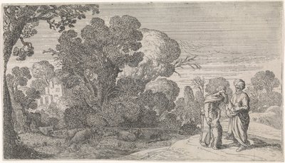 Expulsión de Agar e Ismael Historia de Abraham (título de la serie) de Claes Moeyaert