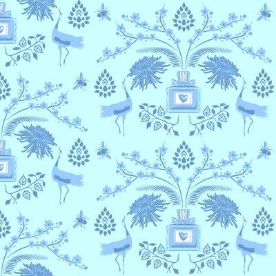 Aroma floral azul de Claire Huntley