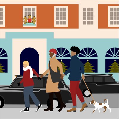 Compras navideñas de Claire Huntley