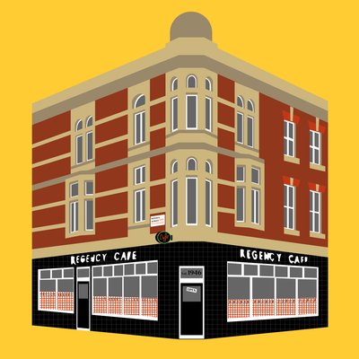 Café Regency, Westminster de Claire Huntley