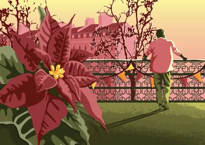 Terraza de invierno de Claire Huntley