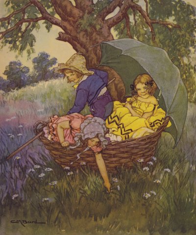 Un jardín de versos para niños: Historia de piratas (litografía en color) de Clara Miller Burd