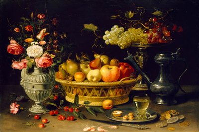 Bodegón de frutas y flores, 1608-1621 de Clara Peeters