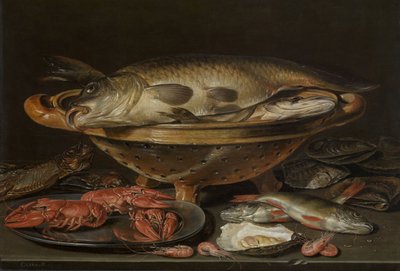 Naturaleza muerta con pescado, ca 1612-1621 de Charlotte Evans