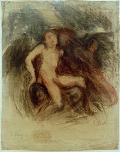 Joven con valquiria de Clara Siewert