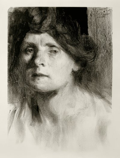 Autorretrato de Clara Siewert