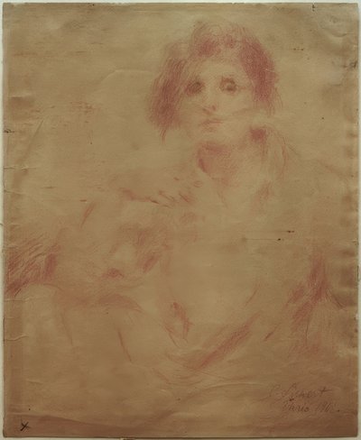 Autorretrato de Clara Siewert