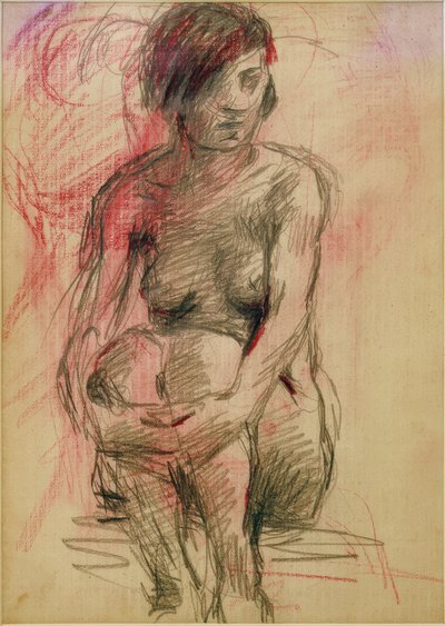 Desnudo femenino sentado de Clara Siewert