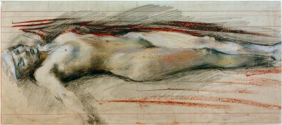 Boceto de la bruja muerta II de Clara Siewert