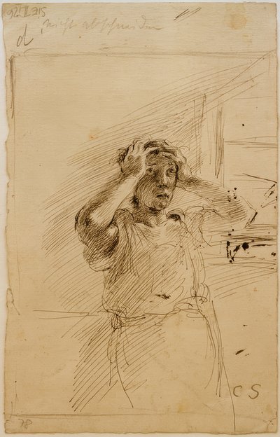 Desesperado (¿Autorretrato?) de Clara Siewert
