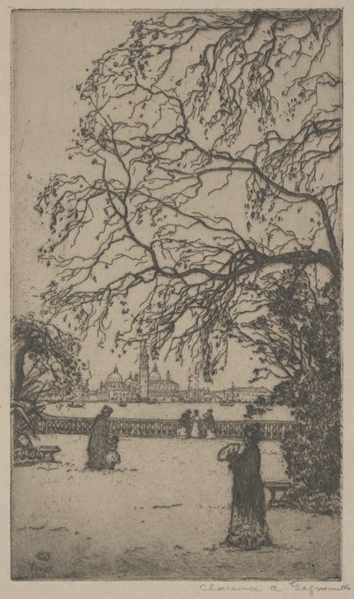 Jardín Público, Venecia de Clarence A. Gagnon