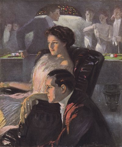Los únicos dos en la fiesta en casa de Clarence F. Underwood