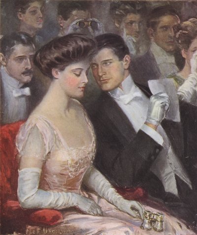 Los únicos dos en la ópera de Clarence F. Underwood