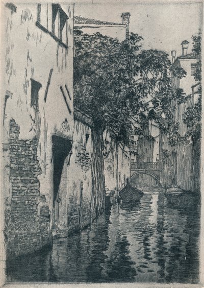 Canal de San Agostino, Venecia, c1905 1914-1915 de Clarence Gagnon