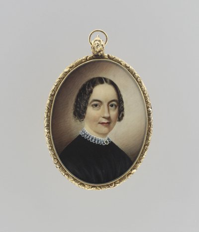 Retrato de una mujer, c.1845 de Clarissa Peters