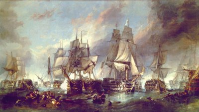 Batalla de Trafalgar de Clarkson Frederick Stanfield
