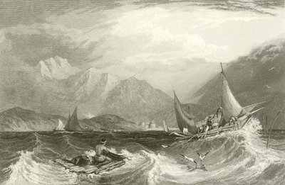 Puerto de Bombay - Barcos de pesca, en el monzón de Clarkson Frederick Stanfield