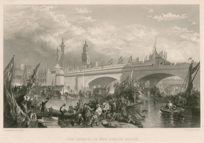 La inauguración del Puente de Londres de Clarkson Frederick Stanfield