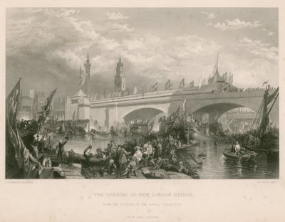 La inauguración del Puente de Londres de Clarkson Frederick Stanfield