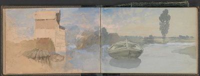 Cuaderno de bocetos de la Isla de Wight y Kent de Clarkson Stanfield