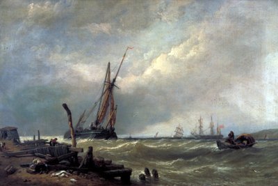 En el Texel, 1856 de Clarkson Stanfield