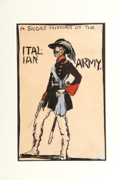 Una breve historia del ejército italiano, 1917 de Claud Lovat Fraser