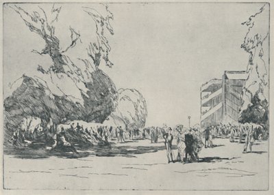 Ascot - El Paddock, 1914, 1920 de Claude Allin Shepperson
