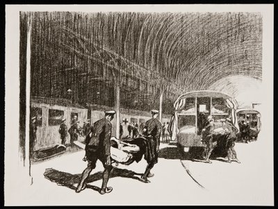 Desembarco en Inglaterra, 1917 de Claude Allin Shepperson