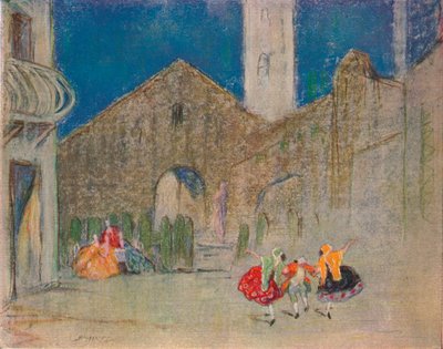 Escena del Ballet Ruso: Las Damas de Buen Humor, c1900 de Claude Allin Shepperson