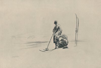 Los esquiadores, 1919 de Claude Allin Shepperson