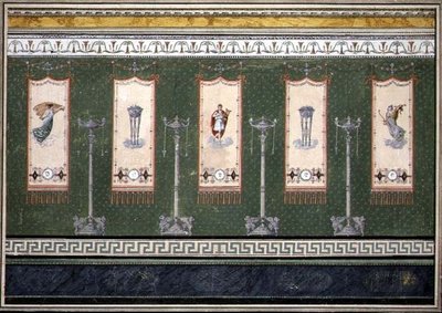 Diseño para decoración mural imperial de Claude Amie Chenavard