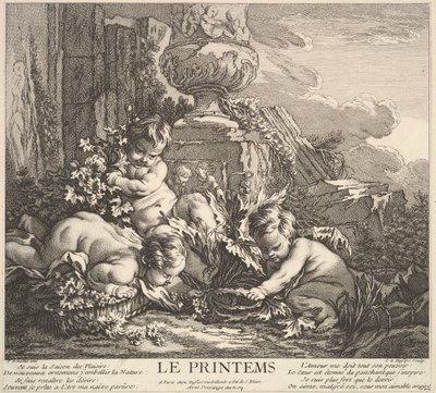 Primavera, 1735-86 de Claude Augustin Duflos