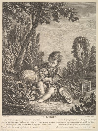 El pastor de Claude Augustin Duflos