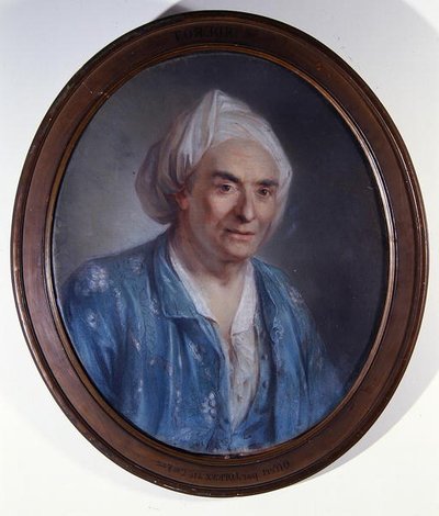 Retrato de Denis Diderot (1713-84) c.1763 de Claude Bornet