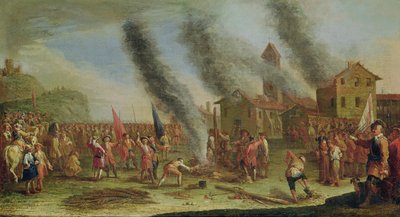 La miseria de la guerra. La pira de Claude Callot
