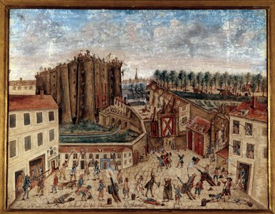 Revolución Francesa: La Toma de la Bastilla el 14 de julio de Claude Cholat