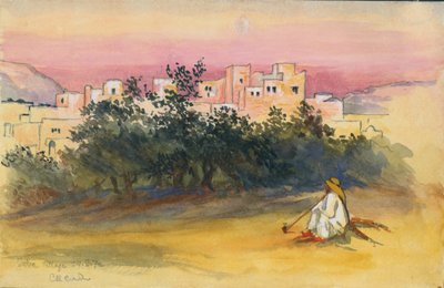 Pueblo de Jeba, 1872 de Claude Conder