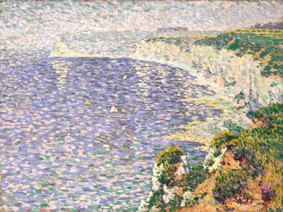 Vista de los acantilados de Etretat (óleo sobre lienzo) de Claude Emile Schuffenecker