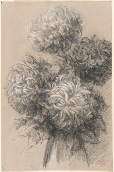 Crisantemos de Claude Emile Schuffenecker