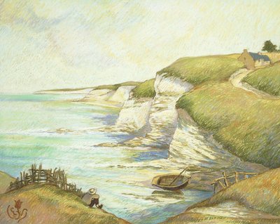 Acantilados en Bretaña de Claude Emile Schuffenecker