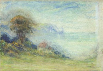 Paisaje costero en Etretat (?) de Claude Emile Schuffenecker