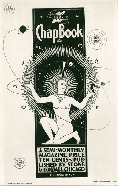 Claude F. Bragdon: The Chap Book, revista semestral. EE.UU. ... (litografía) de Claude Fayette Bragdon